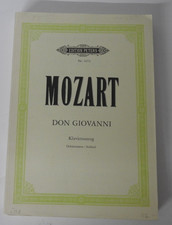 Klavierauszug Noten, Mozart Don Giovanni, Edition Peters 4473