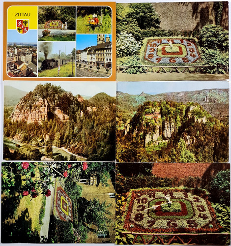 Ddr postkarten lot zittau - lot, x