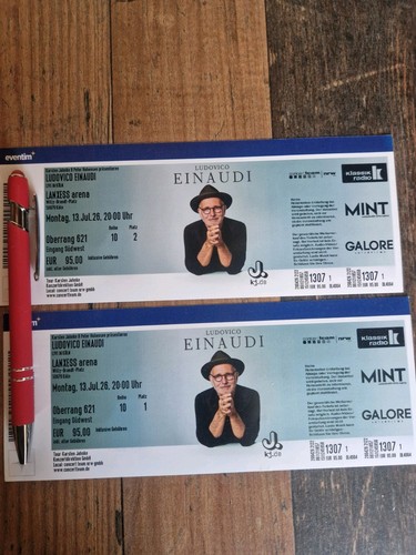 Tickets ludovico einaudi - 2x,
