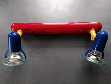 ?Deckenleuchte 2 Flammig Art Benetton Rot Blau Gelb Modern Kinder Lampe ?
