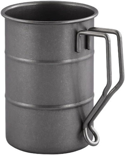 Edelstahl bierkrug retro stil - edelstahl,