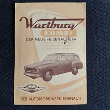 Wartburg 311 Kombi Prospekt