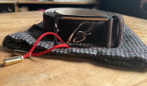 Brioni gürtel wildleder - brioni, braun
