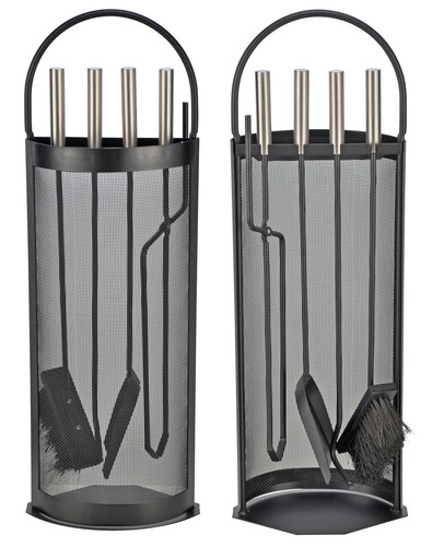 Kaminbesteck aus metall - kaminbesteck, 5