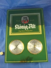 Ältere Wetterstation KÖNIG ALT Duisburg Brauerei Reklame Pils selten rar