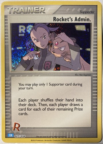 Pokemon rockets admin englisch - pokemon,