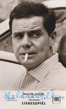 WALTER GILLER Original Autogramm signierte Postkarte 60er Jahre