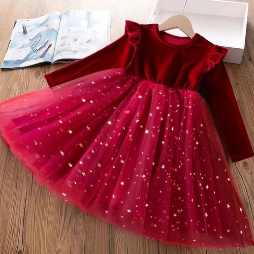 Baby kinder mädchen rot kleid - mädchen,