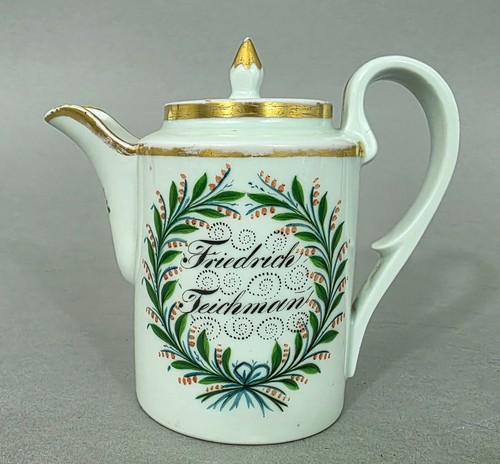 A1657 biedermeier mokkakanne - a1657,