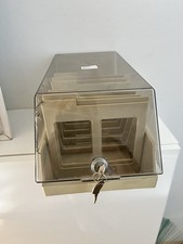 Vintage Disketten Box, DATA FILE, abschließbar