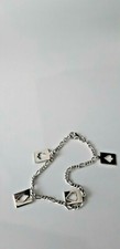 Sterling Silber Poker Karten Bettelarmband
