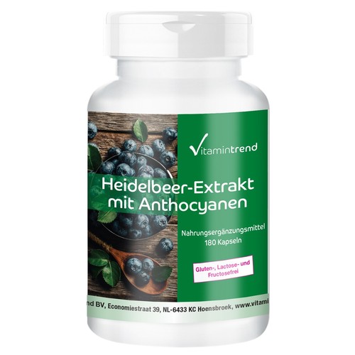 Heidelbeer extrakt 500 - 500, mg