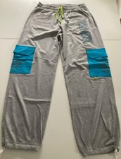 Zumba Sweathose grau/hell blau