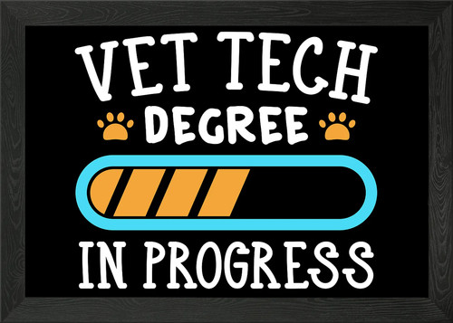 Vet tech degree gerahmtes - tech,