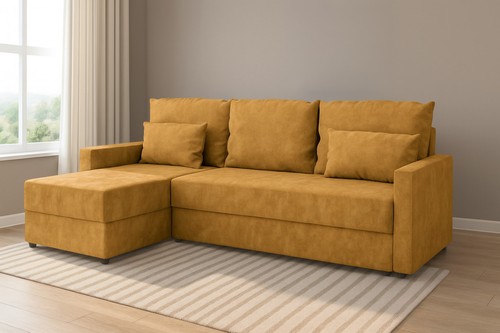 Ecksofa kubo form mit - l,