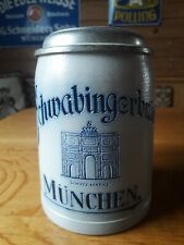 Seltener alter Bierkrug Schwabingerbräu München Brauerei Bier