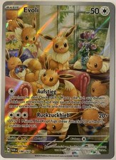 Pokemon Evoli Art Rare | Deutsch 188/167 Maskerade im Zwielicht | Near Mint