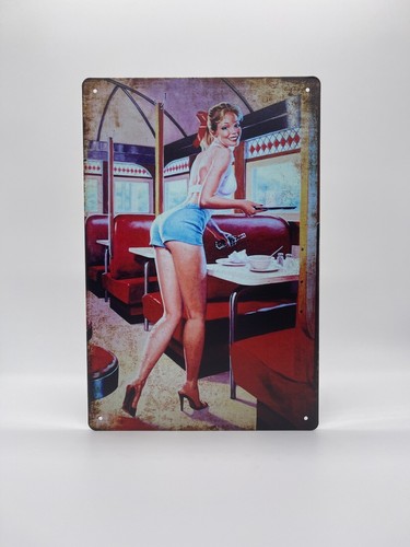 Blechschild american diner pin - american,