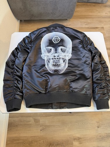 Philipp plein satin bomber - philipp,