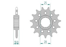 Ritzel 15-Zähne 520-Teilung für Aprilia RSV4 1000 RF ABS Bj. 2015-2018