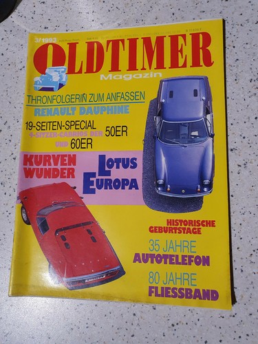 Oldtimer magazin 1993 lotus - oldtimer,