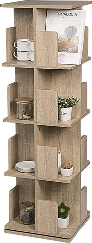 360 drehbares bücherregal - drehbares,