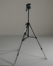 Foto Video Stativ Dreibein m. Kurbel, Schwenkarm