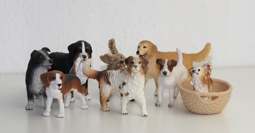 Schleich tiere hunde konvolut - schleich,