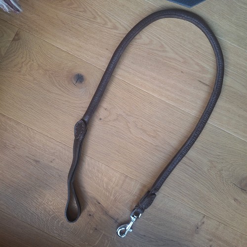 Hundeleine rund leder - , 1,20m