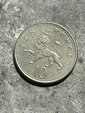 Ten Pence 10 P Großbritannien