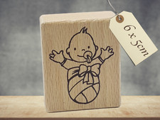 Motivstempel Baby 6x5cm Taufe