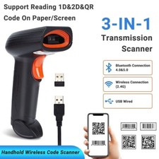 Barcode Scanner Wireless schnelles und präzises Scannen Bluetooth 1D/2D QR Code