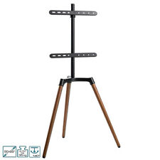 ►EasyLife DESIGN STAFFELEI/ TRIPOD TV-STATIV, 65'' Zoll, schwenkbar, Holz, VESA