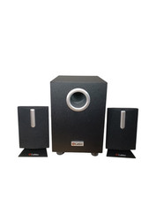 Labtec Pulse 285 Lautsprecher Boxen 2.1 Soundsystem mit Subwoofer Schwarz AUX 