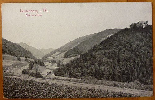 Leutenberg blick ins ilmtal - ak,