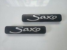 1x Original Citroen Citroën SAXO Logo Emblem Monogramm Abzeichen Seitenbereich 