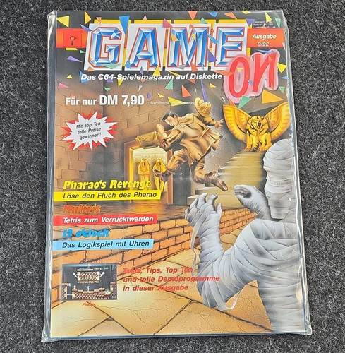 C64 game diskettenmagazin - on,