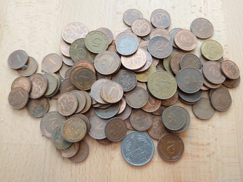 10 pfennig münzen und - 10,