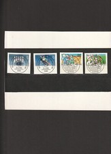 BRD - 1127 - 1128 + 1238 - 1239 " Sporthilfe - Kanuslalom " Ersttagsstempel Bonn