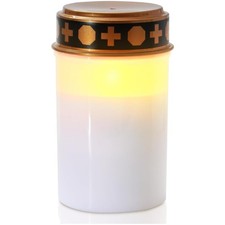 LED Grabkerze  Timer Kerze