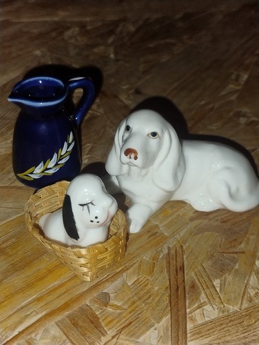 Porzellanfiguren hunde kanne - porzellanfiguren, hunde/kanne