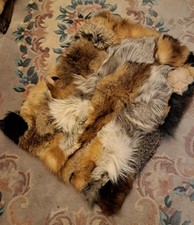 Schöne Pelzdecke Pelz Fell