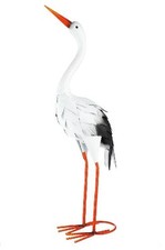 69758 Figur Storch Metall 13 x