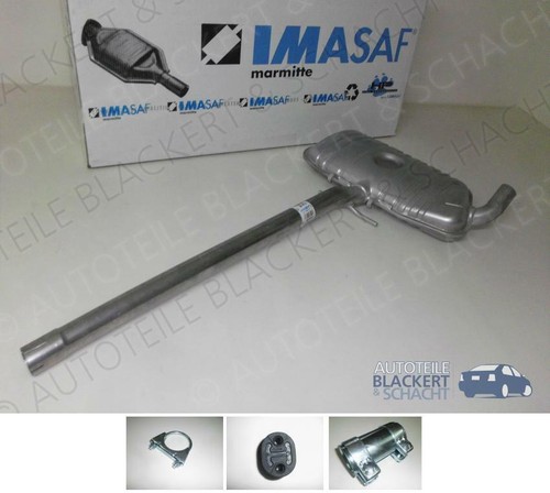 Imasaf auspuff mitteltopf - imasaf,