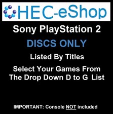 Sony PlayStation 2 PS2 Discs