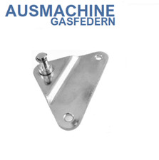 Seitliche Halterung mit Zapfen Ø8 Ø10 Befestigungsplatte für Gasdruckdämpfer