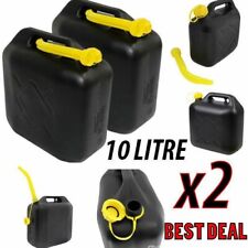 2x 10 L SCHWARZ KUNSTSTOFF