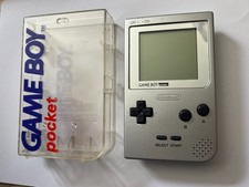 GameBoy / GB Pocket silber mit Acryl Case