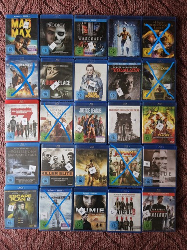 Blu rays - blu-rays, (verschiedene)