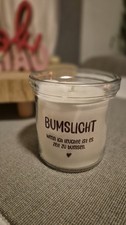 Kerze Spruch Geschenk Glas